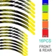 21" 18" A01B Stripe Dirt Bike Wheel Stickers For Honda XR 250R 90-04 03 02 01 00