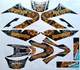YAMAHA WR 125 X R 2009 2017 22B FIGHTER ORANGE FACTORY DECOR DECAL Sticker