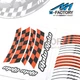Racing 17 Inch Wheel Blue Rim Stickers AA01 For Yamaha MT10 18-20 18 19 20 2020