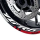 Red AA01 17 INCH RIM DECALS STICKER KIT For Yamaha YZF R6 19 20 21 22