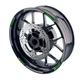 For Yamaha MT10 18-24 23 22 21 20 19 Wheel Edge Rim Stickers 17 inch S05B Green
