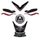 Basic Kit Motorcycle Stickers 3D compatible with Ducati Multistrada 1260 S 2020