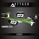 Attack Graphics KAW_C_29_FURY Custom Fury Complete Bike Graphics Kit
