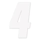 FACTORY EFFEX 08-90054 FX 2015 NUMBERS 6" WHITE 4