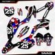 Red White & Blue Savage Graphic Kit fit KTM 13-15 SX SXF XC XCF 125 250 300 450