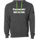 Factory Effex Kawasaki Sixty Two Pullover Hoodies Lg Heather Charcoal 27-88104