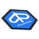 Emblem Shield Logo Piaggio in Tin 26 mm Piaggio Vespa 50 R L N 125 GTR