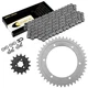 Drive Chain & Sprockets Kit for Suzuki DR650S/ SE 96-09 2011 13 15-2017 19 22-23