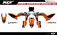 Fits KTM SX SXF XC XCF 2025/2026 graphic kit decals stickers 125 250 350 450 KTM