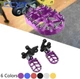Universal CNC Motorcycle Cross Footrest Brackets All Colors