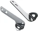 Kuryakyn Teardrop Tie-Down Brackets Chrome #949 Harley Davidson