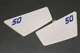 New OEM Yamaha 3PT-2173L-60-00 White Blue PW50 Side Cover Decal Kit NOS