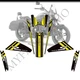 Suitable for Kawasaki VULCAN S650 VN650 motorcycle fuel tank protector sticker