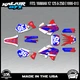 Graphics Kit for Yamaha YZ250 YZ125 (1996-2001) YZ 250 YZ 125 Dream - Red