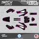 Graphics Kit for Cobra CX50 JR (2012-2015) Twitch Series - Magenta