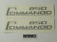 Decal, Norton Commando 850 Side Panel, Silver, pr. (06-5095)