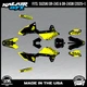 Graphics Kit for Suzuki DR-Z4S DR-Z4SM DRZ4SM 2025 2026 Evader-YELLOW-SHIFT