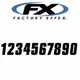 Factory Effex 02-4453 Standard Numbers 6in. - Black for Graphics Number nz