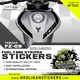 Yamaha FZ-09 curve fuel tank stickers [F960]