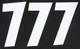 Dcor Visuals 45-14-7 Number 7 White 4" Number Stickers 3 Pack