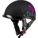 GMax HH-65 Corvus Helmet - with Peak - Matte Black/Purple/Grey - XS H96510963