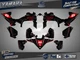 Yamaha YFZ 450R 450X Graphics Kit 2014-2025 21mil w/ Lower Fenders Decals ATV MX