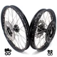 KKE 21/19 Cast Wheels Rims Fit Honda XR400R 1996-2004 XR600R 1991-2000 Black Hub