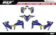 Fits YAMAHA YFZ450R 450X (2014 to 2024) graphic kit decals stickers racing yfz