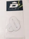 Dcor Motocross Numbers "0" White 4 Inch #862-140 OR #45-14-0 (3 PER PACK)
