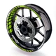 17 inch Rim Wheel Decal Sticker GP02 Kit For Suzuki SV 650X 19 20