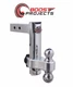 TRIMAX Razor Aluminum 8" Adjustable Dual Ball (2" & 2-5/16") Mount Hitch TRZ8AL