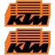 D'COR Visuals KTM Decal - 10 Pack - 6in 40-30-107