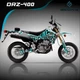Suzuki Drz 400sm 400s 400 kit decals graphics Stickers Custom Racing Blue
