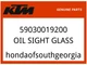 KTM OEM Part 59030019200 OIL SIGHT GLASS