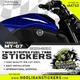 Yamaha MT-07 2019-2020 twin stripes fuel tank sticker [M760]