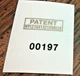 Matchless frame patent decal sticker 3/4" gold G80CS G85 Norton P11 P11A Ranger