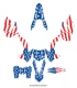Graphics Kits 4 KTM SX SXF 250 350 450 2013-15 14 Decals Stickers US SHI FLAG