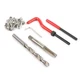 25pcs M8X1.25 Metric Thread Repair Insert Kit Helicoil Car Pro Coil Tool