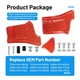 One Set Side Panels Covers Fender Plastic Body for Honda XR200R 1984-2002 Red