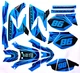 Yamaha DT 50 2004 MBK X Limit Blue Factory DECOR DECAL Sticker