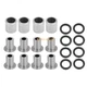 A Arm Bushing Bearing Shaft Kit For Suzuki LTZ400 Kawasaki KFX400 Arctic Cat 400
