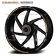 Ducati DIAVEL motorcycle wheel decals rim stickers stripes Laminated 1260 Bronze