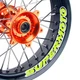 3D Supermoto Stylish Rim Sticker Tape Decal Strip For HONDA XR 250SM 2003-2005