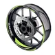 L-Green 17 inch GP08 Vinyl Wheel Rim Stickers For Yamaha FZ07 MT-07 18 19 20 21