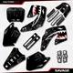Black Savage Racing Graphics Kit fits Honda Cr125 Cr250 00-01 CR 125 250