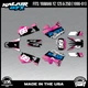 Graphics Kit for Yamaha YZ250 YZ125 (1996-2001) YZ 250 YZ 125 Paradise - Pink