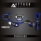 Attack Graphics YAM_C_31_RENEGADE Custom Renegade Complete Bike Graphics Kit