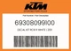 KTM Genuine Decal Kit Rc8 R White | 2011 - 69308099100