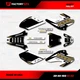 Black Gold Shift Racing Graphics kit fits 01-03 Honda XR80 Xr100 XR 80 100 Decal