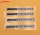 Set of 4pcs Decal stickers for Ducati Racing Performance 848 Course Evo 995 1299